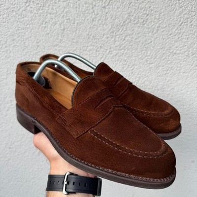 Berwick Suede Brown Loafers UK6 made in Spain
