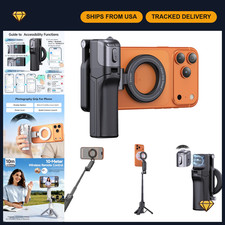 3-in-1 Magnetic Phone Camera Shutter Grip, Extendable Selfie Stick  Tripod - Po