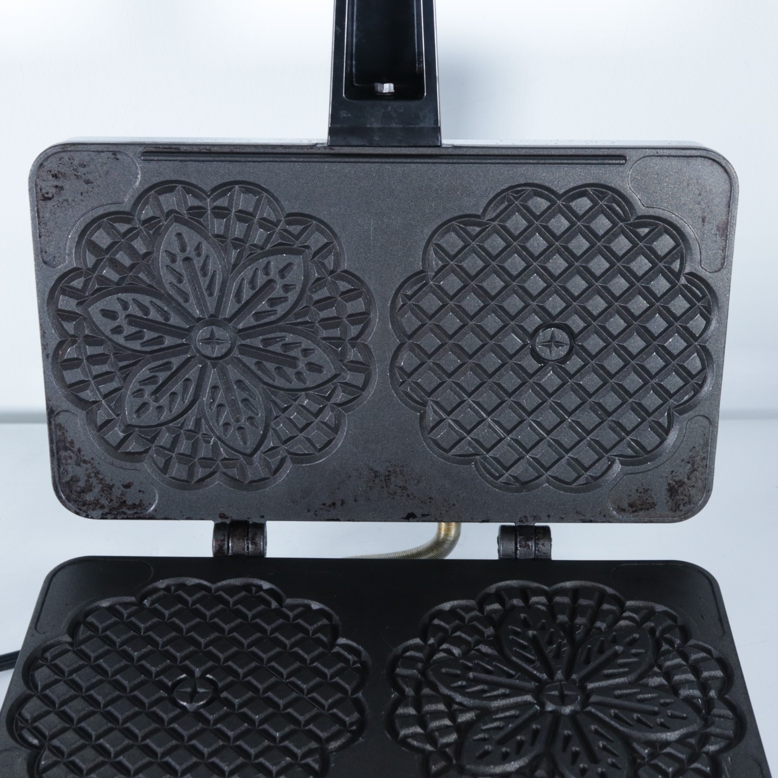 VillaWare Prima Pizzelle Baker Maker Prima 5000NS Stainless Steel Tested & Works