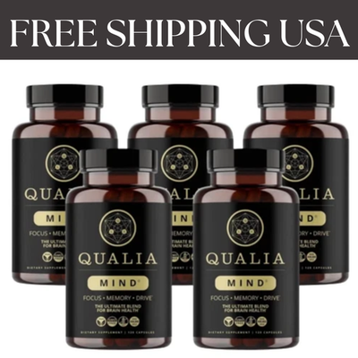 #ad 5 Pack Qualia Mind Brain 2.0 Supplement Nootropics 600 Capsules New $49.99