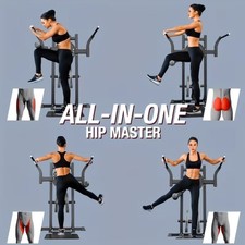 Macchina Allenamento Anca Alza Gambe Resistente Supporto Regolabile SPEDIAMO OLTREMARE