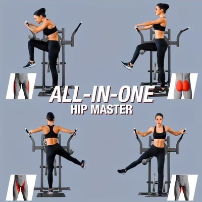 Heavy-Duty Leg Raise Hip Training Machine Adjustable Standing WE SHIP OVERSEAS