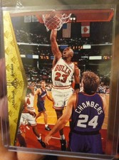 Michael Jordan 1994-95 Upper Deck Gold Promo #23 Insert W/ Extras Chicago Bulls 