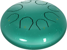 Outdoor Rain Drum Steel Tongue Drum 8 Note C Major Garden Meditation Decor
