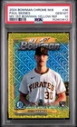 2024 Bowman Chrome Mega Box 1st Bowman Paul Skenes Yellow Refractor /75 PSA 10