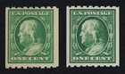 CKStamps: US Stamps Collection Scott#390 1c Franklin Mint H OG