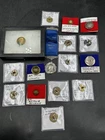 Civil War Era Military Buttons Lot- Scovil NY Militia Medal Tintype Display. ML