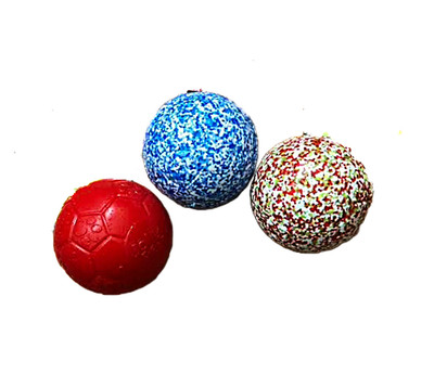 Jolly Pets Soccer Ball Extra Small Dog 3'' : Chase, Kick, Floats. Variety Choices