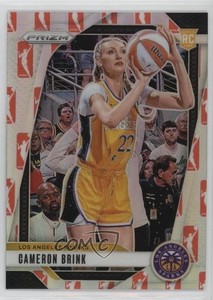 2024 Panini Prizm WNBA WNBA Logo Prizm Cameron Brink #127 Rookie RC