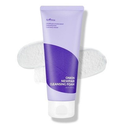 IsNtree Onion Newpair Cleansing Foam 150ml, 5.07 fl.oz | High-moisture cleansing