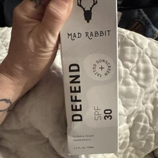 Mad Rabbit Defend Tattoo Sunscreen- SPF 30 100mL Tube- (NEW IN BOX)