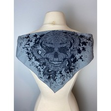 Head Scarf with Skull Design, One Size