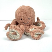 Jellycat Little 6” Odell Octopus Plush Stuffed Animal Plushie Pink Ocean Retired