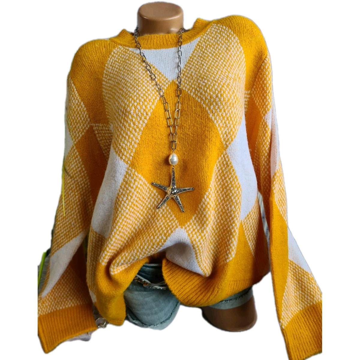 Anston CASUAL Strckpullover Mt Aufgestrckten Blüten