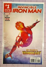 Invincible Iron Man #1 1st Solo Riri Williams Ironheart Series (Marvel 2017) NM