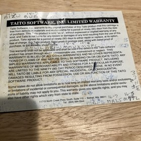 Puzznic Nintendo NES Instruction Manual Only