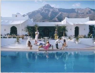 Slim Aarons El Vereno Druck kleiner Fotodruck
