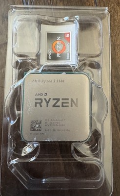 AMD Ryzen 5 5500 6-Core 3.6GHz Socket AM4 CPU Processor 16MB L3 3MB L2