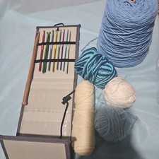 Crochet Hooks & Carrier, Yarn
