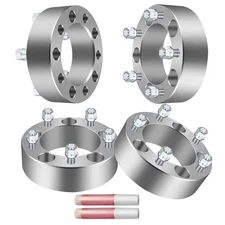 2X 2" 5x5.5 5x139.7 Wheel Spacers 1/2" For Ford E-150 F-150 Dodge B1500 Ram 1500