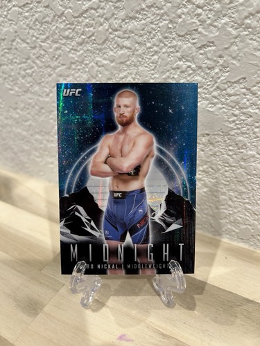 Bo Nickal [Moon Beam] #68 2024 Topps Midnight UFC card