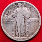 1917 TYPE 2 STANDING LIBERTY QUARTER
