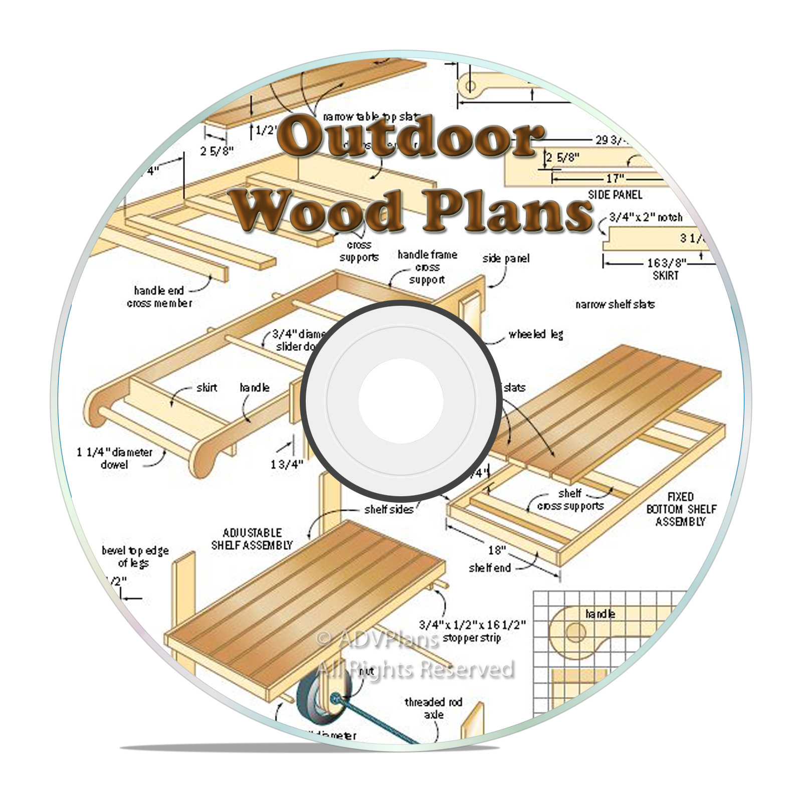 Comprehensive Outdoor Building Plans CD