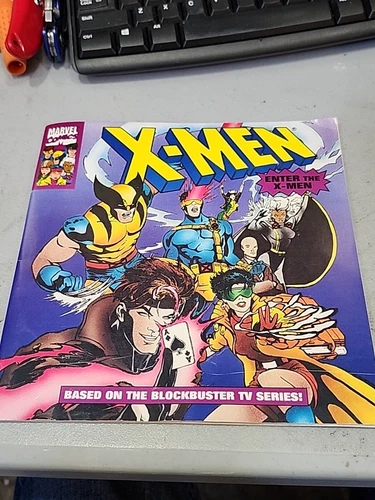 Vintage X-MEN Comics Book Marvel Enter the X-Men Paperback 1993 Random House