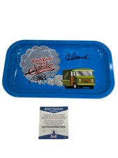 CHEECH AND CHONG SIGNED LARGE ROLLING TRAY AUTOGRAPH BECKETT PROOF COA 4