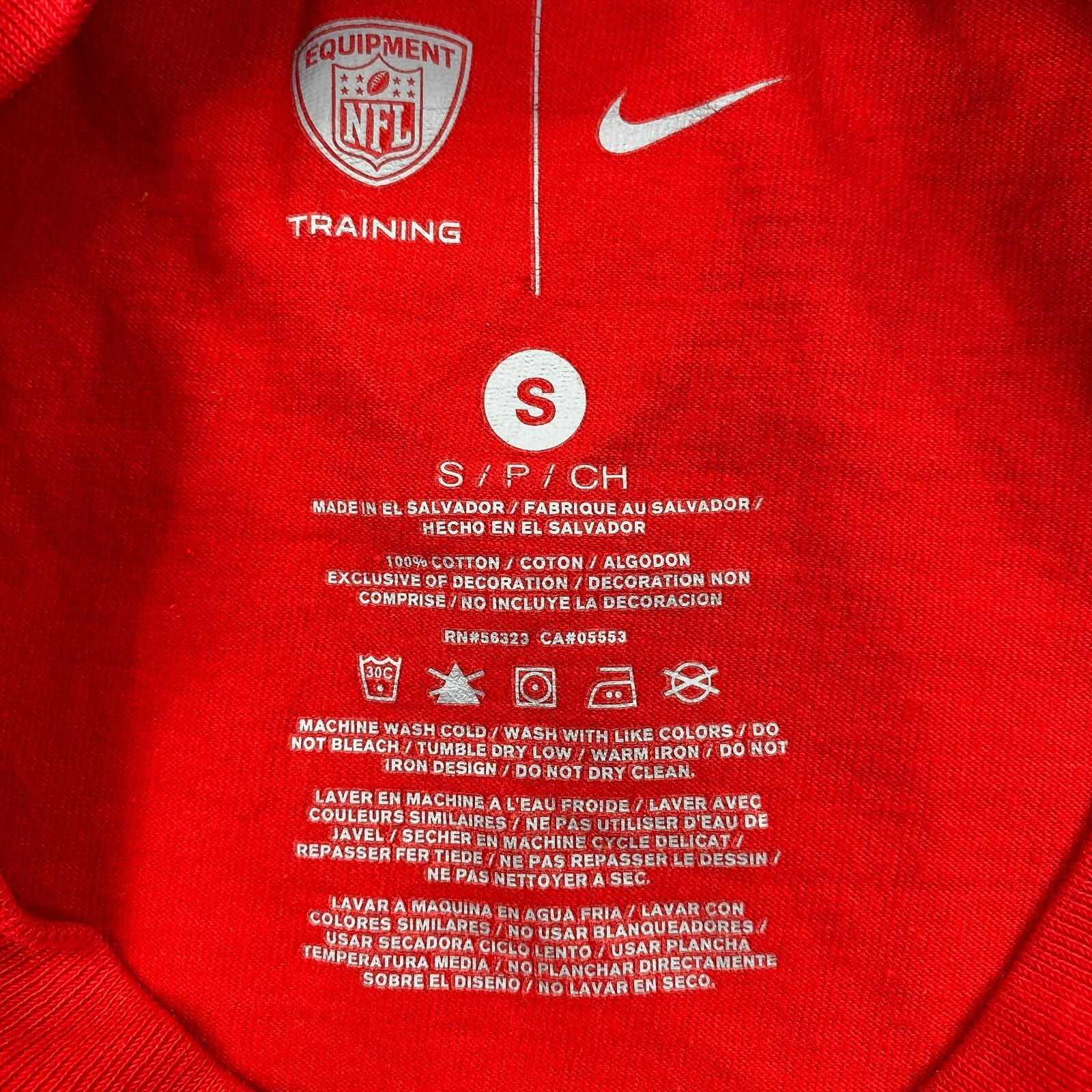 Buffalo Bills Nike Essential NFL T-Shirt Short Sleeves Men's Size S Red Rush thumbnail 8