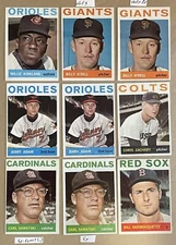 1964 Topps Baseball Cards - Singles - You Pick - dropdown to see condition