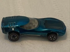 1969 Hot Wheels Redlines Aqua Blue Torero Diecast Car Opening Hood USA Nice!!