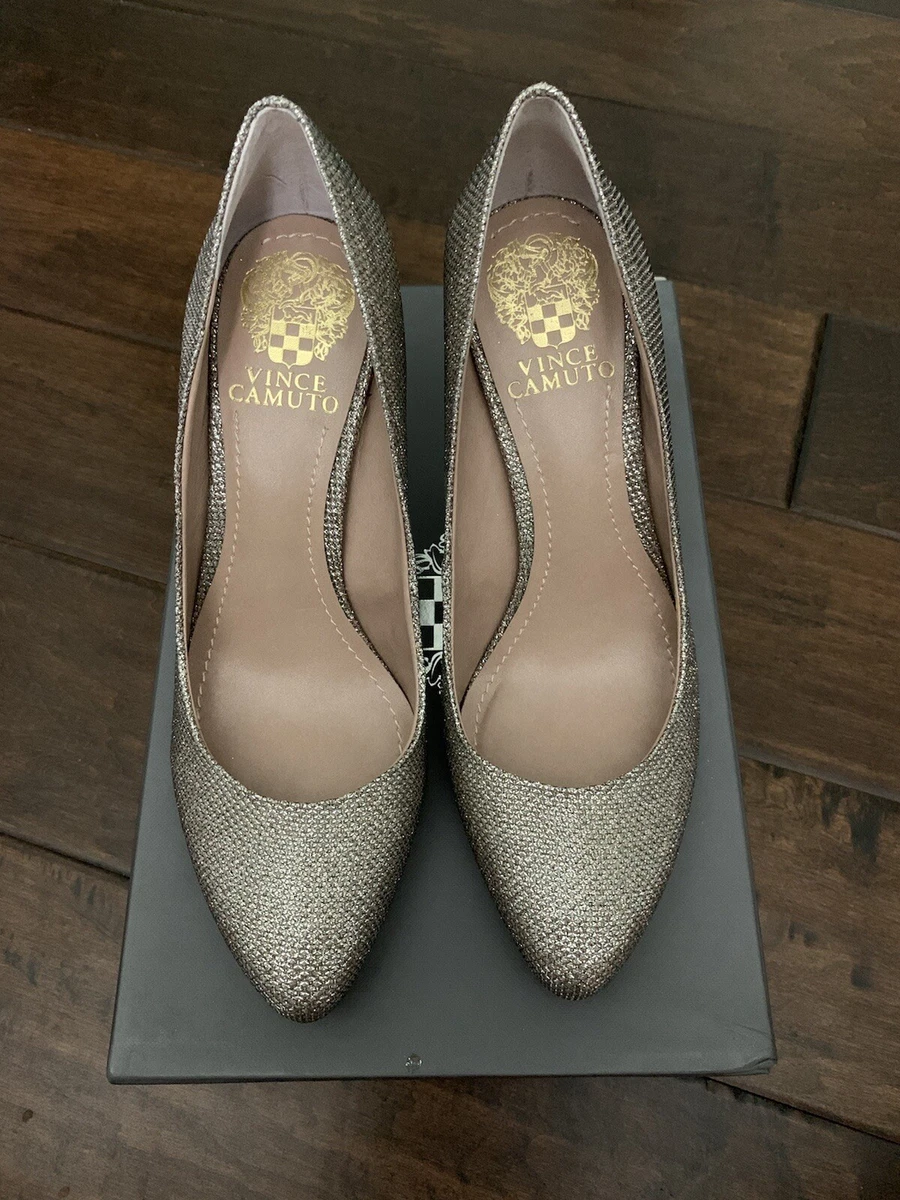 Vince camuto gold pumps 2025