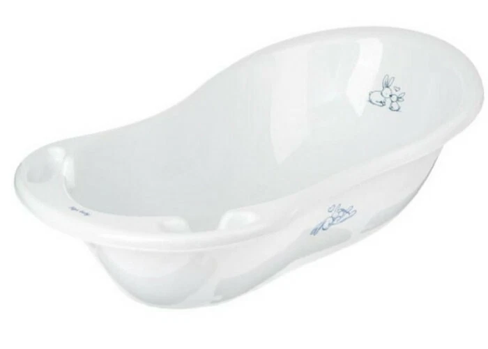 Baby Bath Tub Infant Toddler With Drainage Hole &plug Tega Baby Bunny White
Opens in a new window or