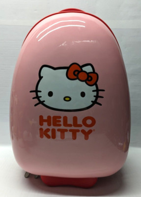 Heys HELLO KITTY Hard Shell Girls Carry On Rolling Suitcase Luggage Wheeled 18''