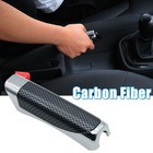 1x Carbon Fiber Style Car Interior Hand Brake Protective Cover Trims Accessories