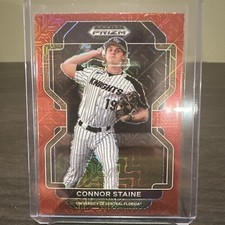 2022 Prizm Draft Picks Red Wave CONNOR STAINE No. PDP146