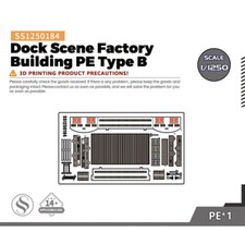 SSMODEL SS1250184 1/1250 Dock Scene Factory B...