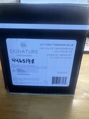 Signature Hardware 3/4" 3-Way In-Wall Diverter Rough-In Valve Model:446519  - Picture 2 of 10