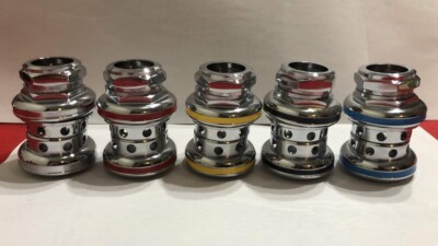 NOS ORIGINAL 80's YST OR TANGE MX3 HEADSET YELLOW CHROME OLD