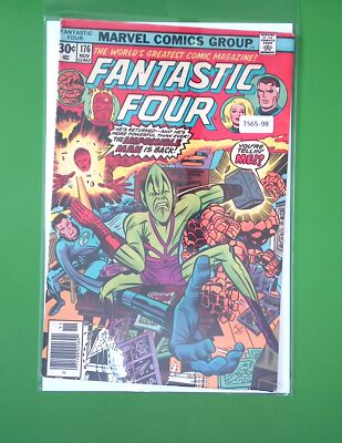 FANTASTIC FOUR #176 VOL. 1 7.0 NEWSSTAND MARVEL COMIC BOOK TS65-98