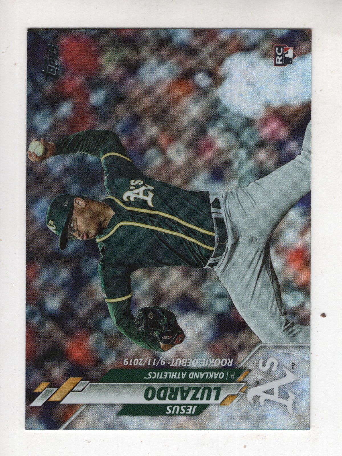 2020 Topps Update Rainbow Foil #U94 Jesus Luzardo Rookie RC