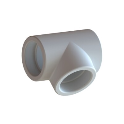 Aqua-Plus - PP-R Rohr T-Stück Kunststoff Schweißsysteme Fusiotherm 20-40mm