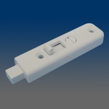 2 PCS White Impact Window Sash Tilt Latches 2818WHITE