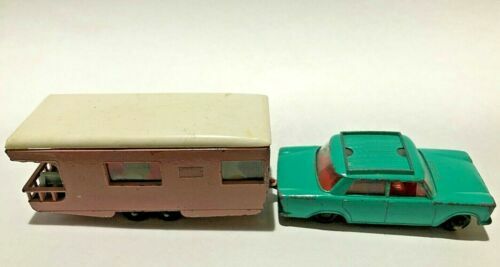Matchbox #23D Trailer Caravan 1965 Pink In Original E4 Box | eBay