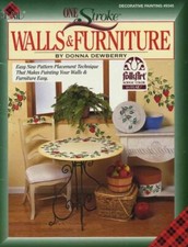 One Stroke Walls Furniture Decorative Painting Craft Book 9345