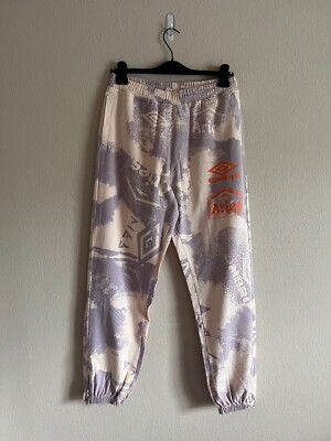 Aries x Umbro Pro 64 Cotton Drill Pants - Size Medium - Cream - Brand New
