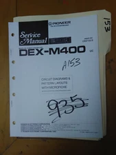 Pioneer DEX-M400 Service Manual Original Repair Book Stereo Car CD Tuner