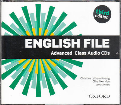 Oxford ENGLISH FILE THIRD EDITION 2015 Advanced Class Audio CD's @NEW Sealed@