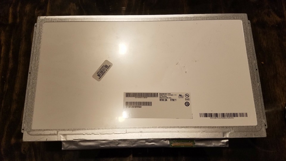 Dalle écran B133XW01 V.0 V.1 - 13.3 Pouces LED, 1366x768, Connecteur 40 Pins, Neuf Ouvert